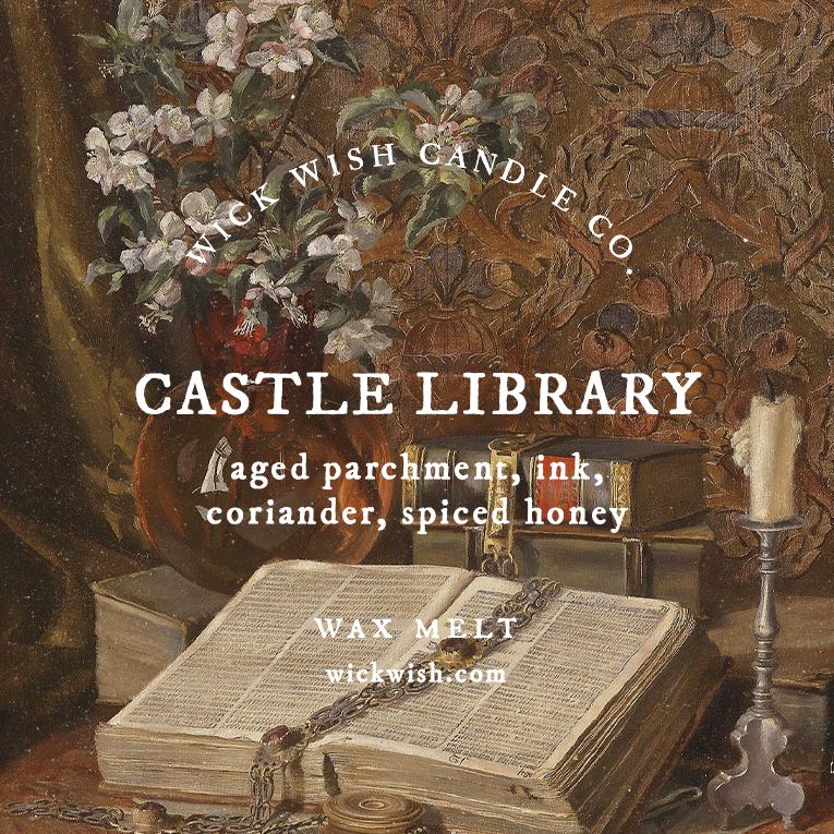 Castle Library - Wax Melt - Clamshell