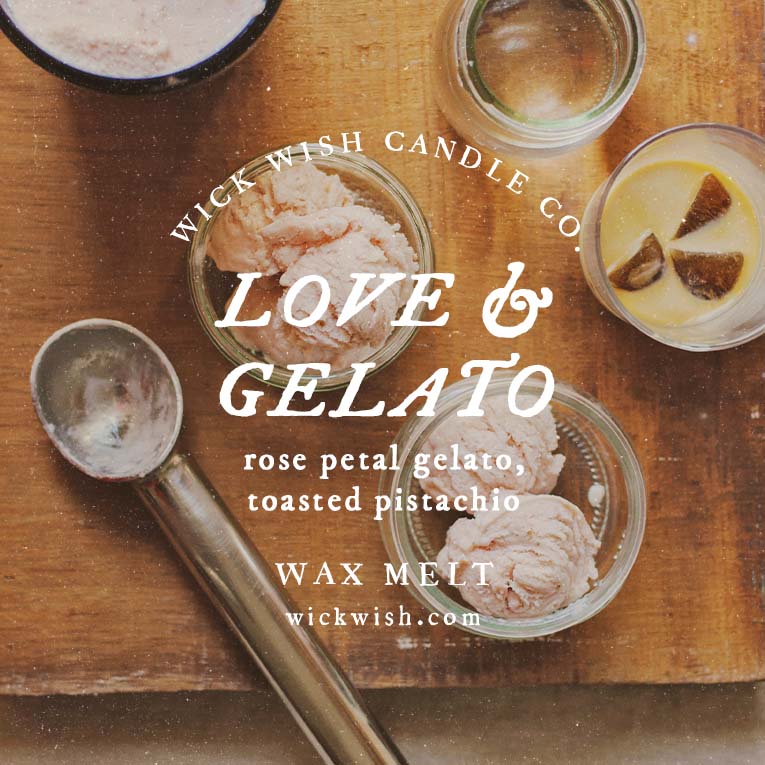 Love & Gelato - Wax Melt - Clamshell