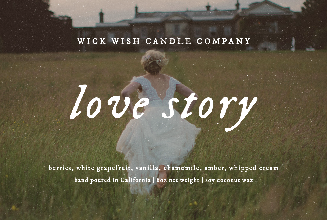 Love Story - Soy Coconut Candle