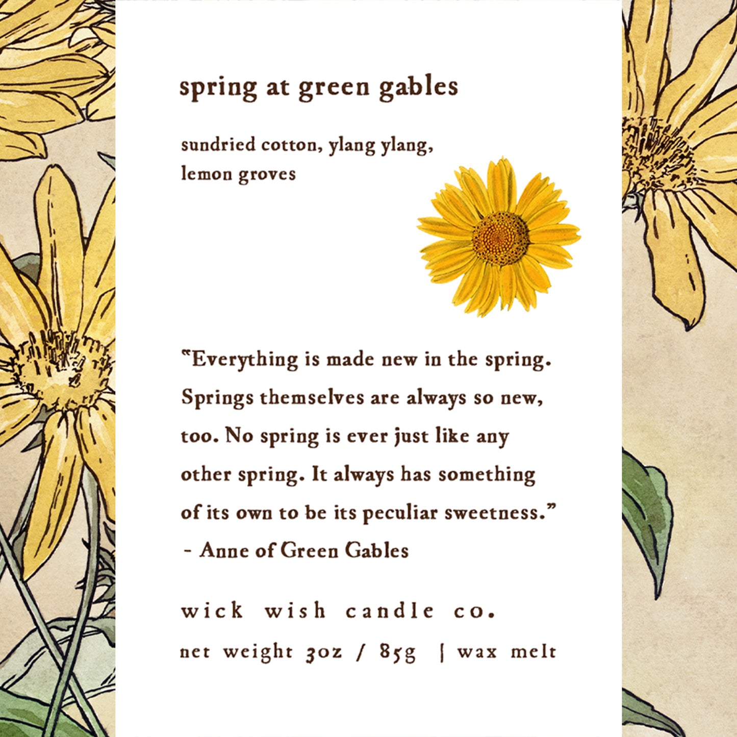 Spring at Green Gables - Wax Melt