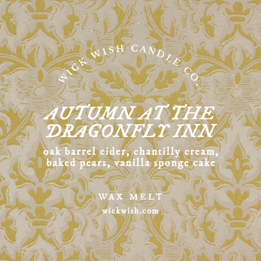 Autumn at the Dragonfly - Wax Melt - Clamshell