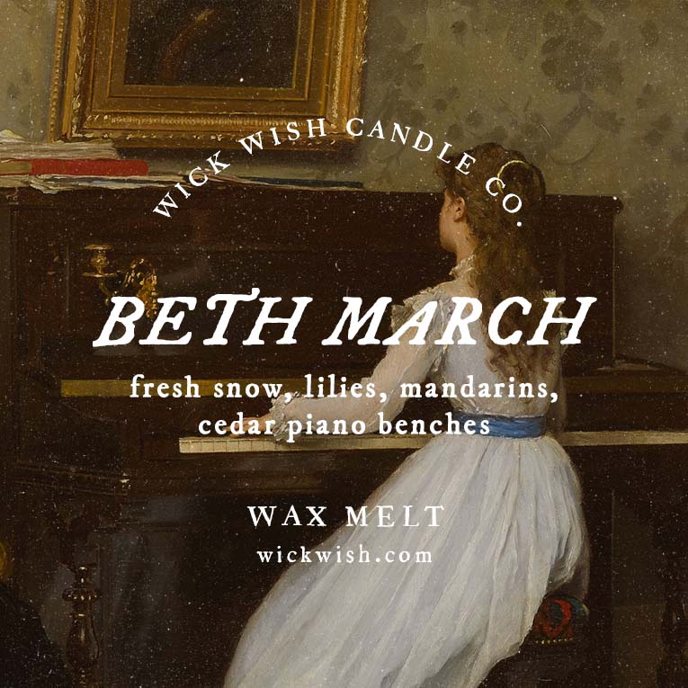 Beth March - Wax Melt - Clamshell