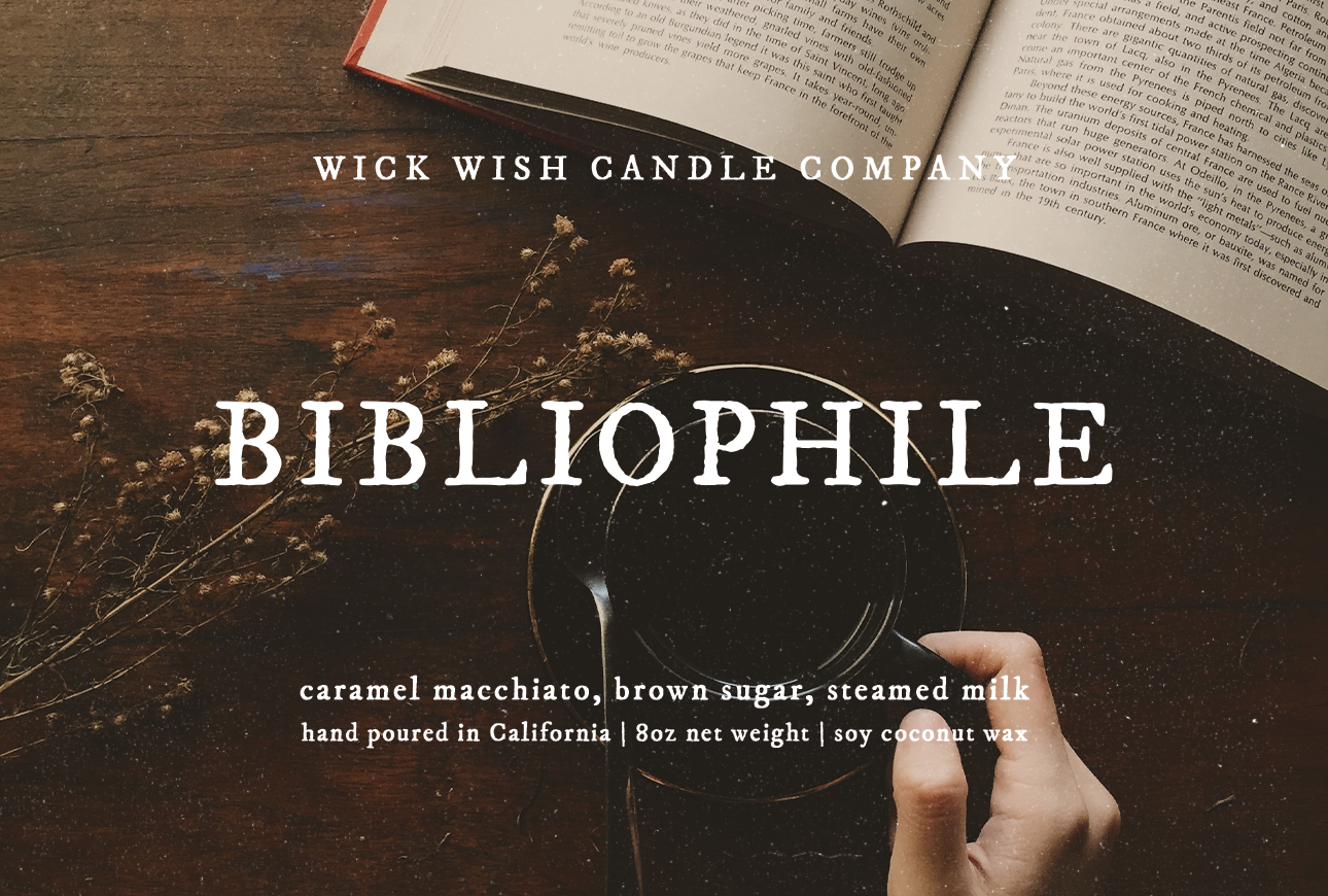 Bibliophile - Soy Coconut Candle