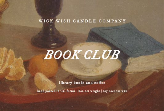 Book Club - Soy Coconut Candle