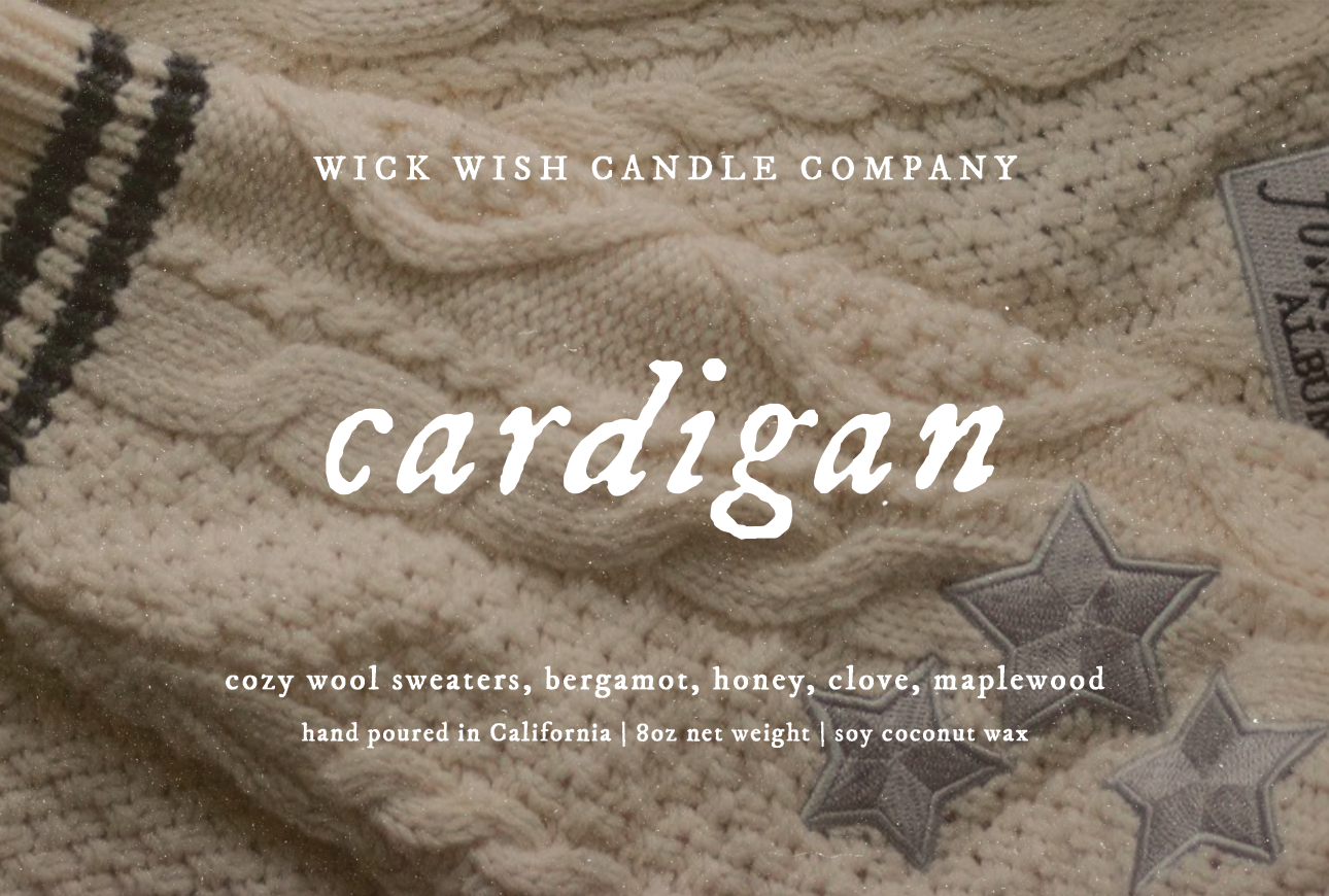 Cardigan - Soy Coconut Candle