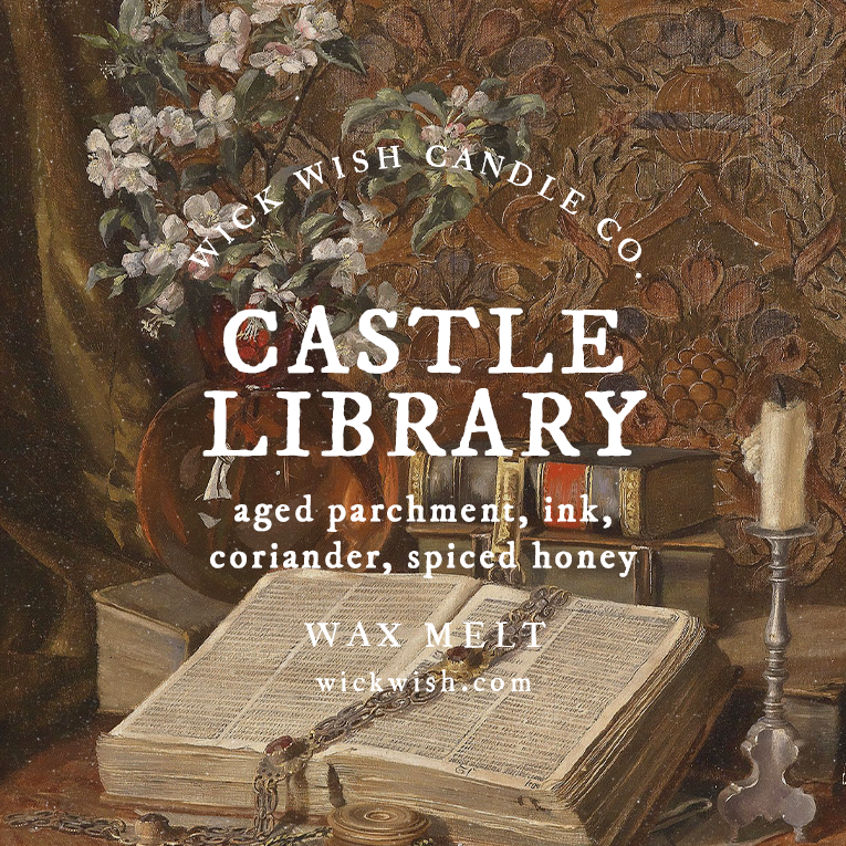 Castle Library - Wax Melt - Clamshell