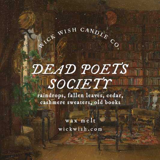 Dead Poets Society - Wax Melt - Clamshell