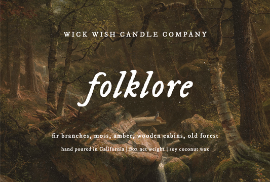 Folklore - Soy Coconut Candle