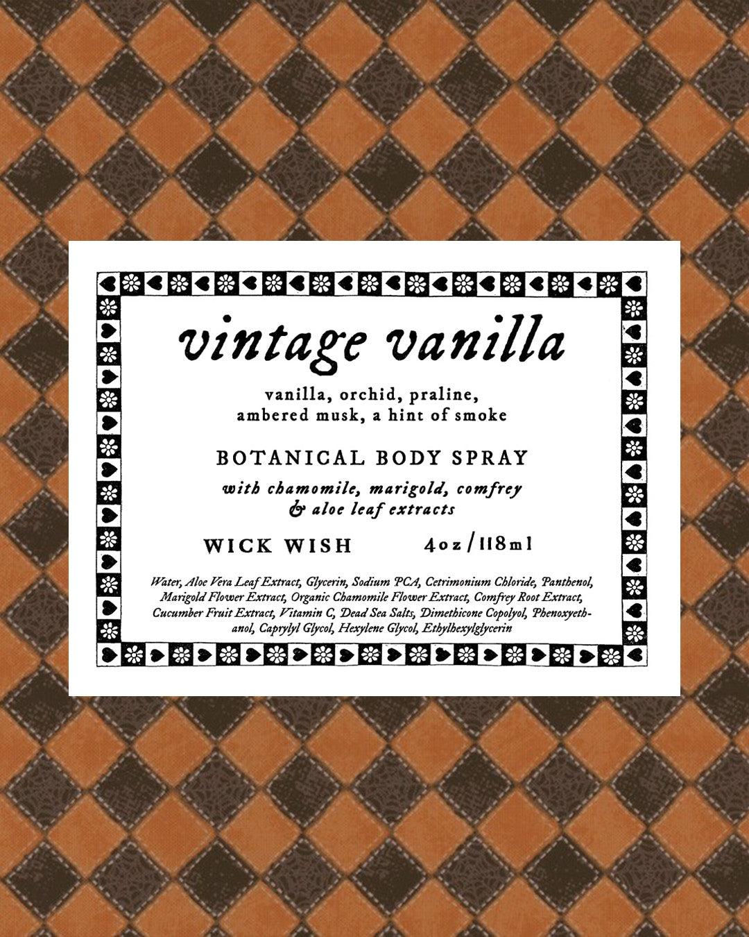 Vintage Vanilla - BOTANICAL BODY SPRAY