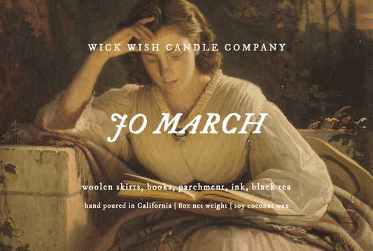 Jo March - Soy Coconut Candle