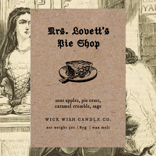 Mrs. Lovett's Pie Shop - Wax Melt - Clamshell