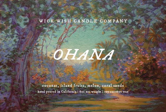 Ohana - Soy Coconut Candle