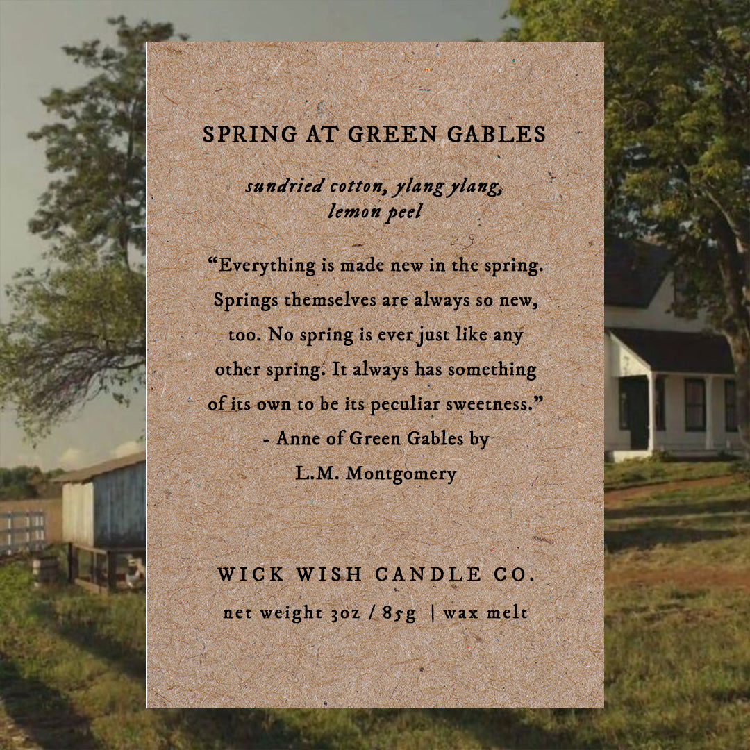 Spring at Green Gables - Wax Melt - Clamshell