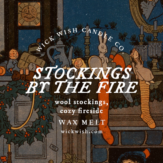 Stockings by the Fire - Wax Melt - Clamshell