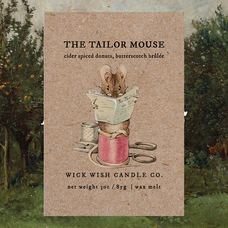 The Tailor Mouse - Wax Melt - Clamshell