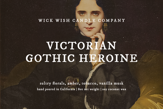 Victorian Gothic Heroine - Soy Coconut Candle