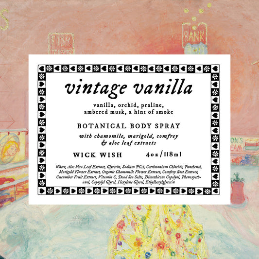 Vintage Vanilla - BOTANICAL BODY SPRAY