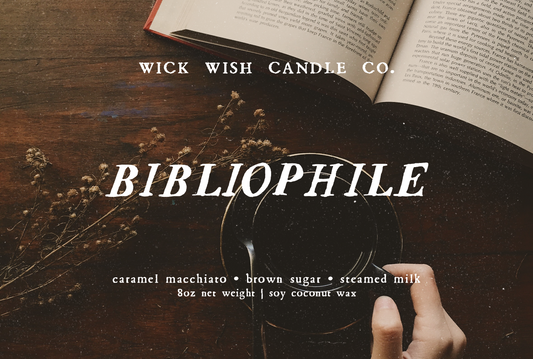 Bibliophile - Soy Coconut Candle